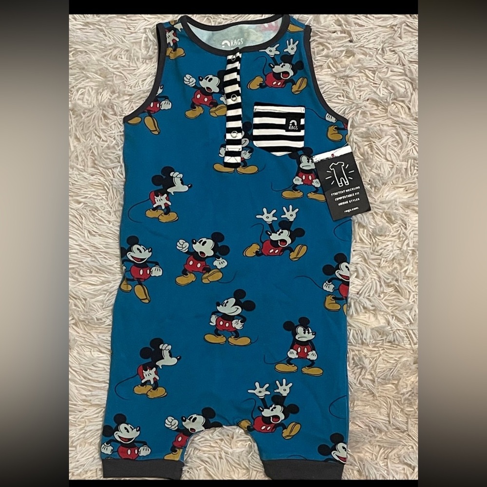 Rags to raches OG Disney Mickey Mouse rags romper